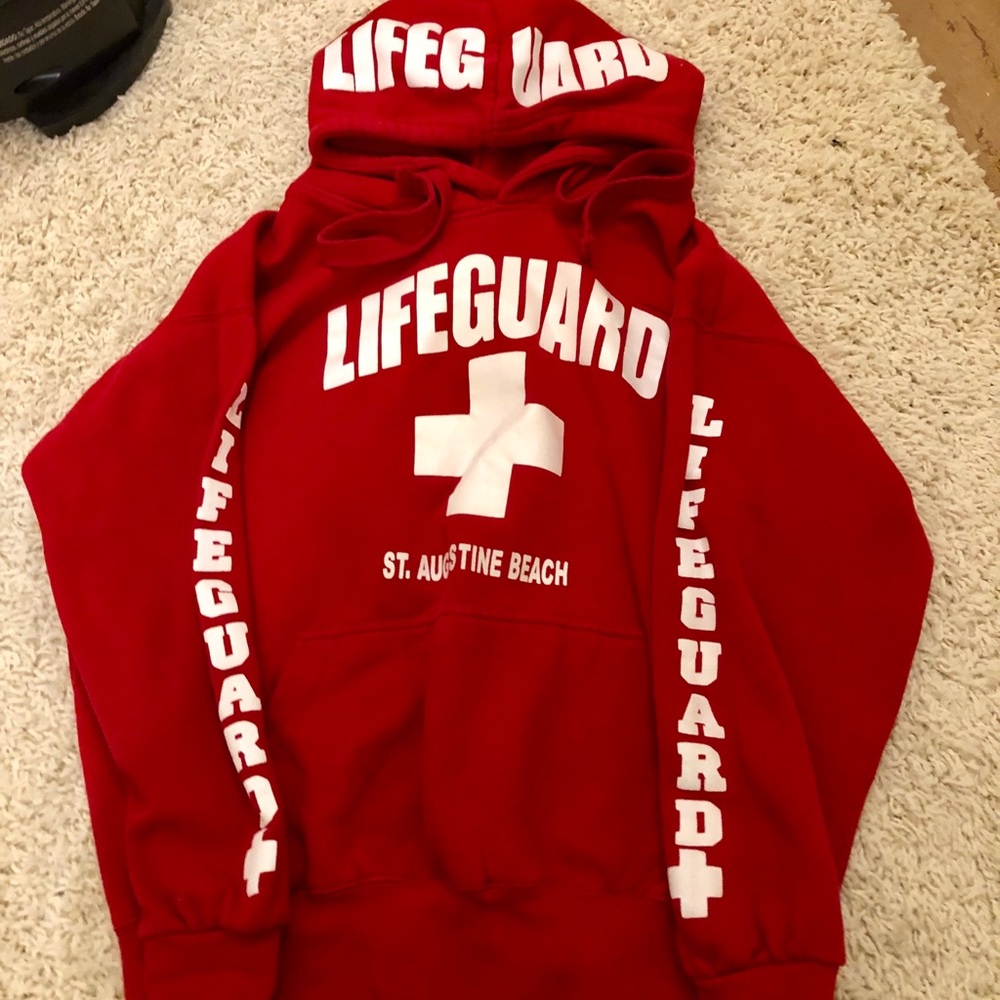 Comfy oversized lifeguard sweatshirt